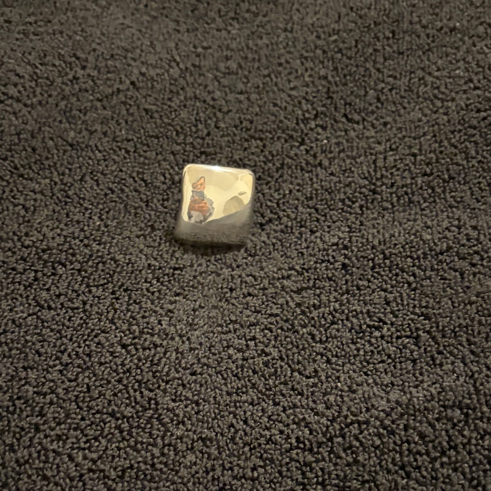 Sterling Silver Big Bold Square Ring